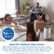 Charger l'image dans la galerie, CLOROX 11031 Alexa Smart Medium Room True HEPA Air Purifier