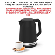 Load image into Gallery viewer, STARFRIT 024055 Electric Kettle Black