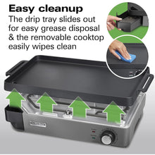 Charger l'image dans la galerie, HAMILTON BEACH PROFESSIONAL 38560 Grill et plaque chauffante électrique d'intérieur en fer - Remis à neuf avec garantie Home Essentials
