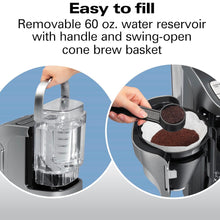 Load image into Gallery viewer, HAMILTON BEACH PROFESSIONAL 49500 Programmable 12 Cup Coffee Maker - Refurbished with Home Essentials warranty