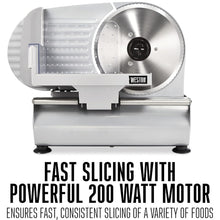 Charger l'image dans la galerie, WESTON 61-0750-W Electric Meat Slicer - Factory serviced with Home Essentials warranty