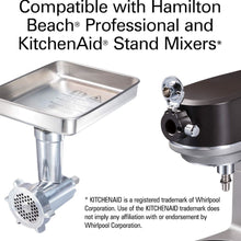 Charger l'image dans la galerie, HAMILTON BEACH PROFESSIONAL Stand Mixer All-Metal Meat and Food Grinder Attachment