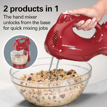 Load image into Gallery viewer, HAMILTON BEACH 64699 Hand Mixer with Stand
