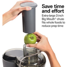 Charger l'image dans la galerie, Extracteur de jus haute vitesse à large goulotte HAMILTON BEACH 67850