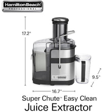 Charger l'image dans la galerie, Extracteur de jus centrifuge HAMILTON BEACH PROFESSIONAL 67906 - Remis à neuf avec garantie Home Essentials