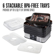 Charger l'image dans la galerie, WESTON 75-0401-W 6 Tray Digital Food Dehydrator - Factory serviced with Home Essentials warranty