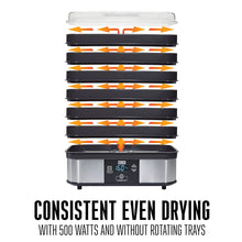 Charger l'image dans la galerie, WESTON 75-0401-W 6 Tray Digital Food Dehydrator - Factory serviced with Home Essentials warranty