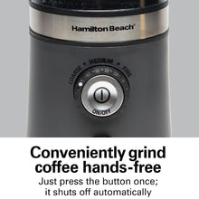 Load image into Gallery viewer, HAMILTON BEACH 80396RC Custom Grind™ Coffee Grinder