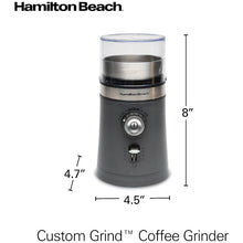 Load image into Gallery viewer, HAMILTON BEACH 80396RC Custom Grind™ Coffee Grinder