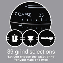 Charger l'image dans la galerie, HAMILTON BEACH PROFESSIONAL 80405 Conical Burr Digital Coffee Grinder