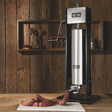 Load image into Gallery viewer, WESTON 86-1501-W 15 Lb Dual Speed Vertical Sausage Stuffer - Blemished package with full warranty
