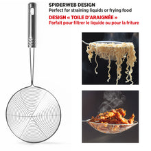 Charger l'image dans la galerie, STARFRIT 098277 Lot de 3 passoires araignées en acier inoxydable de style asiatique