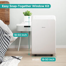 Charger l'image dans la galerie, Climatiseur portable 3 en 1 HISENSE 10 500 BTU (SACC 7 000 BTU) 300 SF - Certifié en usine avec la garantie Home Essentials