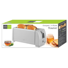 Charger l'image dans la galerie, HAUZ ATS7154 4 Slice Toaster Long slot Grey