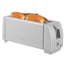 Charger l'image dans la galerie, HAUZ ATS7154 4 Slice Toaster Long slot Grey