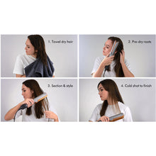 Charger l'image dans la galerie, SORTIE OFFICIELLE DYSON - Lisseur Airstrait - Nickel brillant/Cuivre riche - Remis à neuf (EXCELLENT) avec 1 an de garantie Dyson