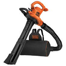 Load image into Gallery viewer, BLACK+DECKER BEBL7000 3 in 1 Corded Electric Leaf Blower, Leaf Vacuum & Mulcher