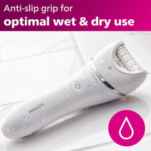 Charger l'image dans la galerie, PHILIPS BRE700/04 Épilateur rechargeable série 8000 pour femme, avec 3 accessoires