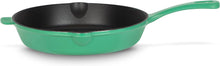 Charger l'image dans la galerie, CUISINART CI22-24SGNC Poêle à frire ronde en fonte de 10 po (25 cm) vert d'eau