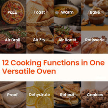 Charger l'image dans la galerie, Four à friteuse à air 12 en 1 COMFEE CO-F25A1 avec rôtissoire - Emballage imparfait avec garantie complète