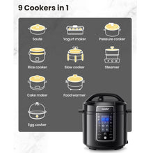 Load image into Gallery viewer, COMFEE CPC60D7ABB 9 in 1 Multi Pressure Cooker - Blemished package with full warranty