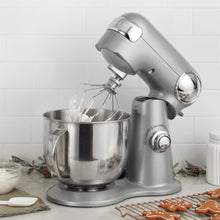 Charger l'image dans la galerie, MÉLANGEUR SUR SOCLE CUISINART PRECISION MASTER 5,5 QT (5,2 L) - ARGENT - Remis à neuf avec garantie Cuisinart - CSM-100S
