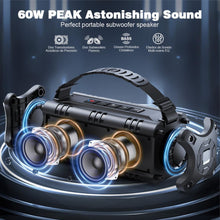 Charger l'image dans la galerie, Haut-parleur Bluetooth W-KING D8MINI-1 Haut-parleurs portables puissants sans fil étanches