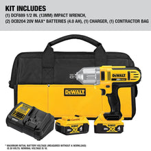 Charger l'image dans la galerie, DEWALT Clé à chocs à couple élevé 1/2 pouce MAX Lithium Ion 20 volts - Reconditionnée avec la garantie Dewalt - DCF889M2