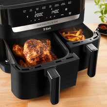 Charger l'image dans la galerie, T-FAL EY905N50 Dual Easy Fry & Grill Air Fryer - Blemished package with full warranty