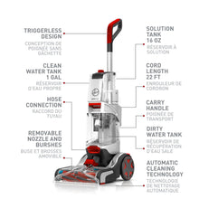 Charger l'image dans la galerie, HOOVER FH52005CDI SmartWash Expert Nettoyeur en profondeur automatique pour tapis - Entretenu en usine avec la garantie Home Essentials