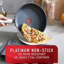Charger l'image dans la galerie, T-FAL H8680454 Poêle à frire en acier inoxydable platine 24 cm