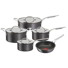 Charger l'image dans la galerie, T-FAL H9125S44 Jamie Oliver Hard Anodized Cookware 9-Piece Set - Blemished package with full warranty