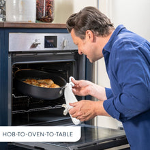 Charger l'image dans la galerie, T-FAL H9125S44 Jamie Oliver Hard Anodized Cookware 9-Piece Set - Blemished package with full warranty