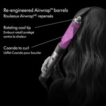 Charger l'image dans la galerie, DYSON OFFICIAL OUTLET Airwrap Complete Long Barrel Fuchsia & Nickle- Dyson Refurbished (Excellent) with 1 year warranty