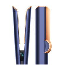 Load image into Gallery viewer, DYSON OFFICIAL OUTLET- Airstrait Straightener- Prussian Blue+Copper- Refurbished (EXCELLENT) with 1 year Dyson Warranty