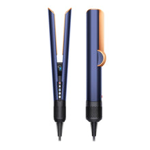 Load image into Gallery viewer, DYSON OFFICIAL OUTLET- Airstrait Straightener- Prussian Blue+Copper- Refurbished (EXCELLENT) with 1 year Dyson Warranty