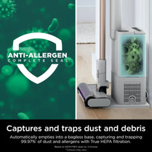 Charger l'image dans la galerie, SHARK IW4625CCO Cordless Detect 1.3L Auto-Empty System with QuadClean™ Multi-Surface Brushroll - Factory serviced with Home Essentials warranty