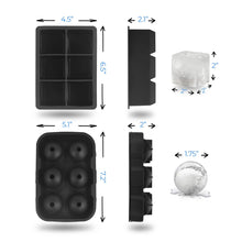 Charger l'image dans la galerie, Grand moule à glaçons en silicone, paquet 2 en 1