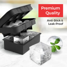 Charger l'image dans la galerie, Grand moule à glaçons en silicone, paquet 2 en 1
