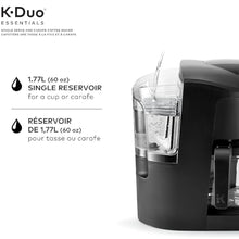 Charger l'image dans la galerie, Cafetière KEURIG K-Duo Essentials avec dosette K-Cup individuelle et carafe de 12 tasses - Reconditionnée avec garantie Home Essentials
