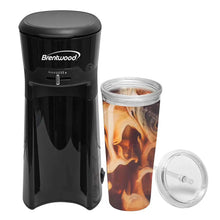 Charger l'image dans la galerie, BRENTWOOD KT-2121BK Single Serve Iced Coffee & Tea Maker