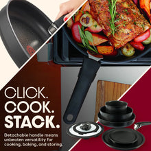 Charger l'image dans la galerie, T-FAL L242S884 Ingenio Expertise Cookware 8 Piece Set Black