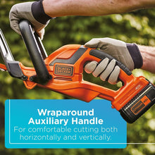 Charger l'image dans la galerie, Taille-haie BLACK+DECKER LHT2240C 40 V MAX, lames double action, capacité de coupe de 3/4 po