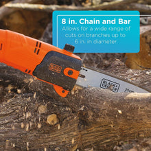 Load image into Gallery viewer, BLACK+DECKER Cordless 20V Max Lithium Ion Battery Powered Pole Saw - Tool only - LPP120B