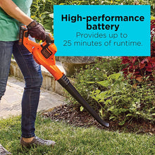 Charger l'image dans la galerie, Balayeuse sans fil BLACK+DECKER 20 V MAX* avec Power Boost - LSW321