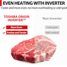 Charger l'image dans la galerie, TOSHIBA ML2-EC09SAIT(BS) Friteuse à air pour four à micro-ondes à onduleur 6 en 1 Combo