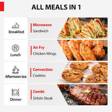 Charger l'image dans la galerie, TOSHIBA ML2-EC09SAIT(BS) Friteuse à air pour four à micro-ondes à onduleur 6 en 1 Combo