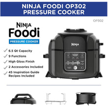 Load image into Gallery viewer, NINJA Ninja OP302 Foodi 9-in-1 Pressure Cooker & Air fryer - Factory serviced with Home Essentials warranty