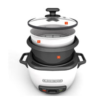 Charger l'image dans la galerie, BLACK + DECKER RC5280C Cuiseur à riz 28 tasses - Certifié en usine avec garantie complète