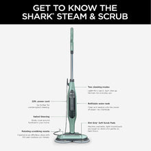 Load image into Gallery viewer, SHARK S7000C Steam & Scrub All-in-One Scrubbing and Sanitizing Hard Floor Steam Mop - Factory serviced with 90 day warranty